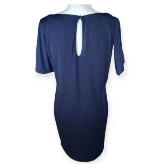B. DARLIN NAVY & SEQUIN DRESS SZ.5/6 EUC. - Picture 5 of 7